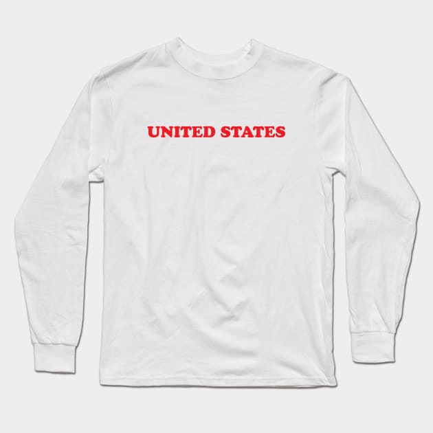 United States Long Sleeve T-Shirt by Novel_Designs